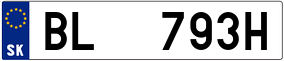 Truck License Plate